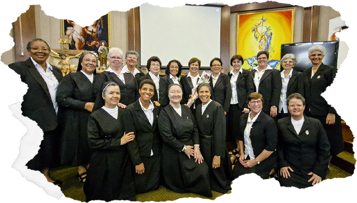 Irmãs Passionistas reunidas